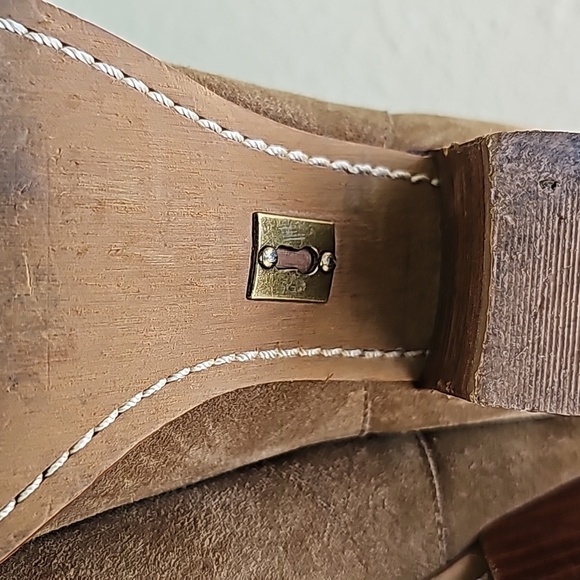 Anthropologie | Schuler And Sons Philadelphia Leather Suede Booties - Picture 11 of 12